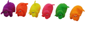 בובת כיבשה תחושתית מאירה עם יויו 12 יחידות