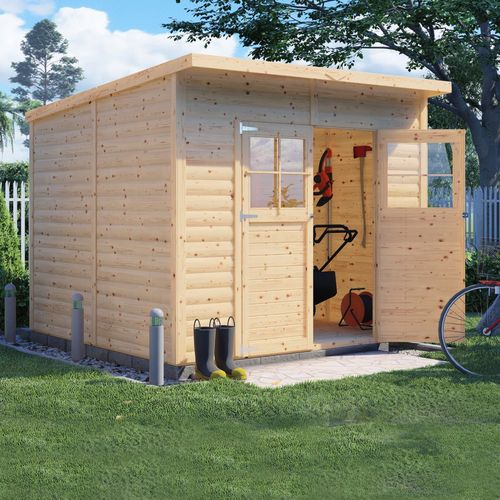 מחסן גינה עץ גארדן איקס 