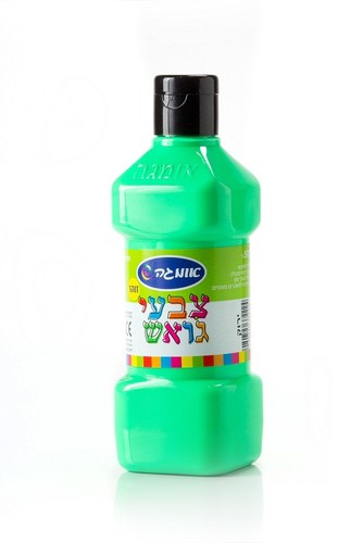 גואש ירוק זוהר 500 גר