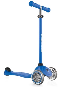 קורקינט לילדים פרימו Primo עם ידית בגובה משתנה וציפוי אנודייז - כחול