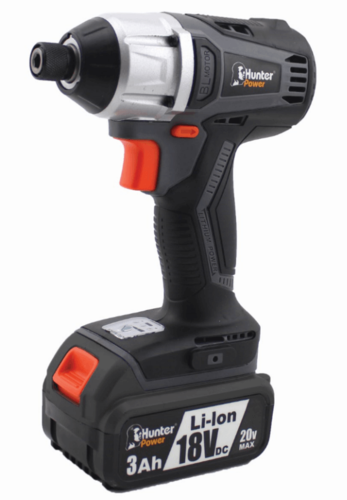 מברגת אימפקט ליתיום HUNTER 18V