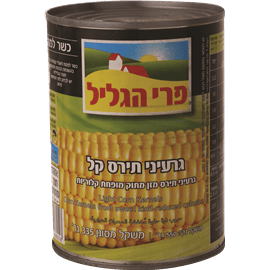 גרעיני תירס קל- פרי הגליל (550 גר')