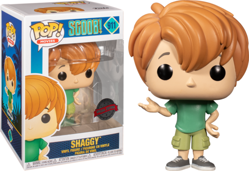 POP Movies Scoob! Shaggy אקסקלוסיבי מדבקה כסופה