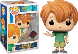 POP Movies Scoob! Shaggy אקסקלוסיבי מדבקה כסופה Funko