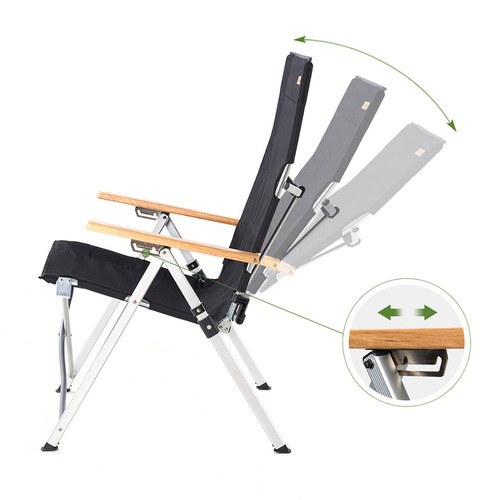 כסא אלומניום מתקפל לשטח ולקמפינג 3 מצבים  NATUREHIKE Deck Chair