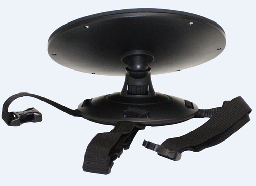 מראה לרכב לתינוק עם תאורת לד משני הצדדים, שלט ומנגנון כיוונון 360 