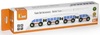  סט רכבת משחק מעץ 4 חלקים - רכבת קליע עם קרונות בחיבור מגנטי 