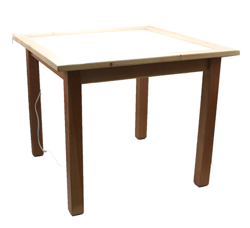 שולחן אור 60X60X52
