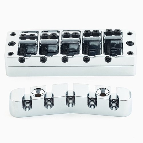 גשר + מחזיק מיתרים לבס 5 מיתרים ניקל  WARWICK SP W 30128 5C