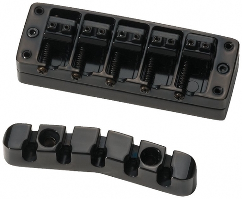 גשר + מחזיק מיתרים לבס 5 מיתרים שחור WARWICK SP W 30125 5B