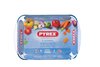 תבנית זכוכית מלבנית 23X35 ס"מ פיירקס | PYREX 
