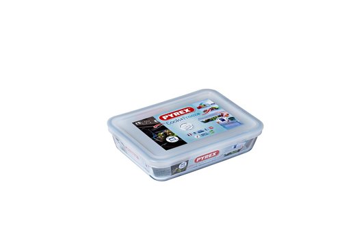 קופסת זכוכית מלבנית לאחסון 1.5 ליטר פיירקס | PYREX Cook & Freez 