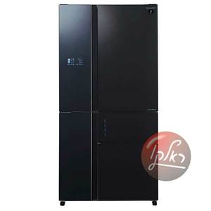 מקרר 5 דלתות 661 ליטר Sharp SJ-9731BL זכוכית שחורה