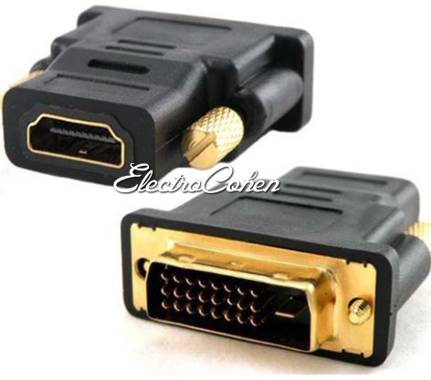 מתאם DVI זכר לHDMI נקבה