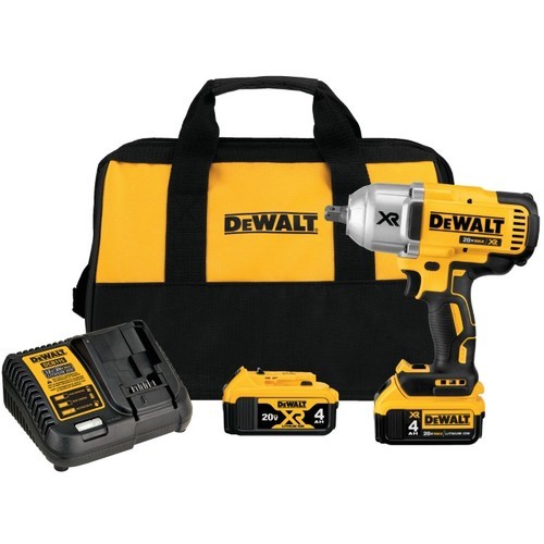 מפתח רטיטה נטען 20V כולל סוללות 4AH דגם DCF899M2 DeWALT