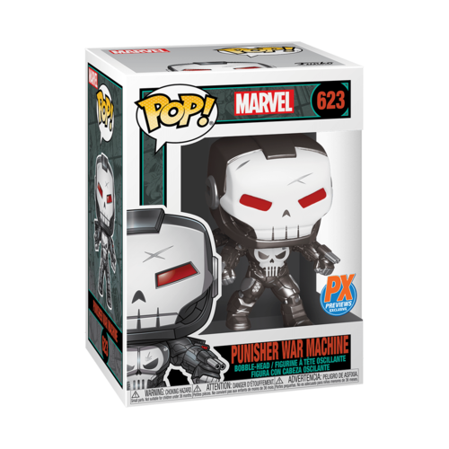 POP Marvel Marvel Comics Punisher אקסקלוסיבי מדבקה כסופה