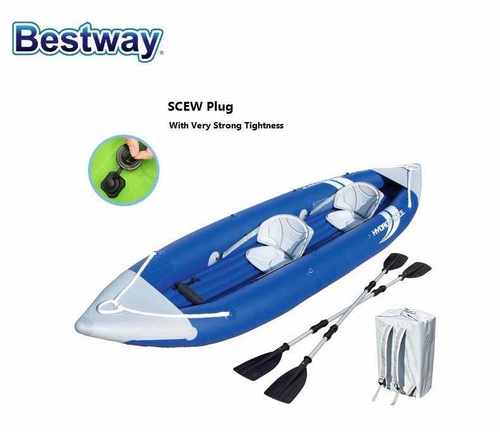 קיאק מתנפח זוגי גומי עבה וחזק BESTWAY BOLT X2 65061