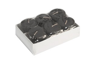 נר ווטיב שחור 6 יחידות