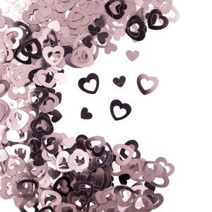 קונפט לבבות רוז גולד כ-15 גרם