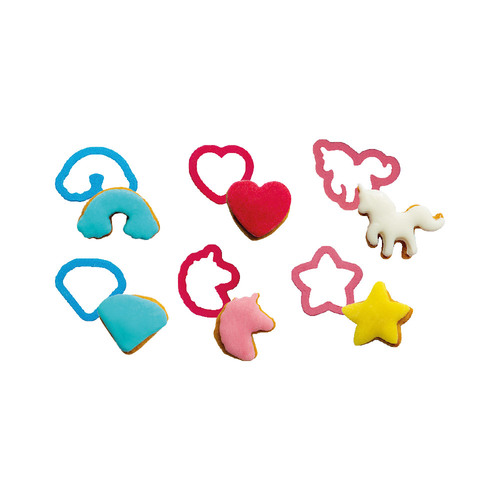 סט 6 חותכני חד קרן Decora 