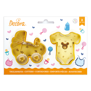 זוג חותכני תינוק/בייבי שאוור Decora 