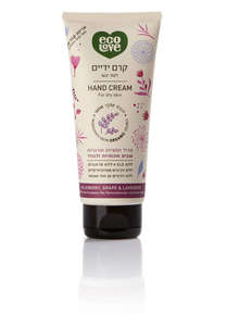 קרם ידיים לעור יבש, סדרה סגולה 100 מ"ל אקולאב Hand Cream for Very Dry Skin, Purple Series 100ml EcoLove