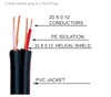 BI147/3M כבל  PL קטן סטיראו לשני RCA אורך 3 מ' Soundking