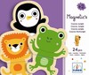 פאזל מגנטים מעץ 24 חלקים DJECO- קוקו ג'ונגל