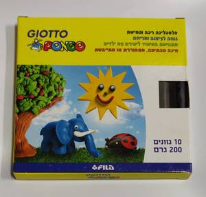 פלסטלינה רכה ג'יוטו - 10 צבעים GIOTTO