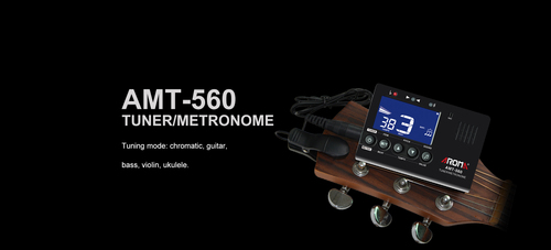 מטרונום טיונר כרומטי חשמלי AMT-560 מבית AROMA