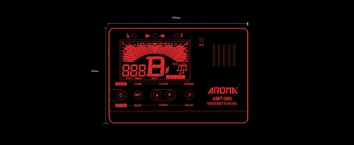 מטרונום טיונר כרומטי חשמלי AMT-560 מבית AROMA