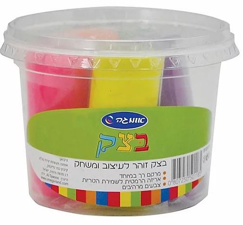 בצק בגביע - 5 צבעים זוהרים אומגה