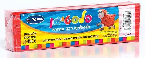 פלסטיגן פלסטלינה 400 גר' אומגה/קלסריקה - צבעים לבחירה