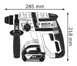  פטישון נטען תוצרת בוש גוף בלבד - דגם  GBH 18 V-EC - בוש Bosch