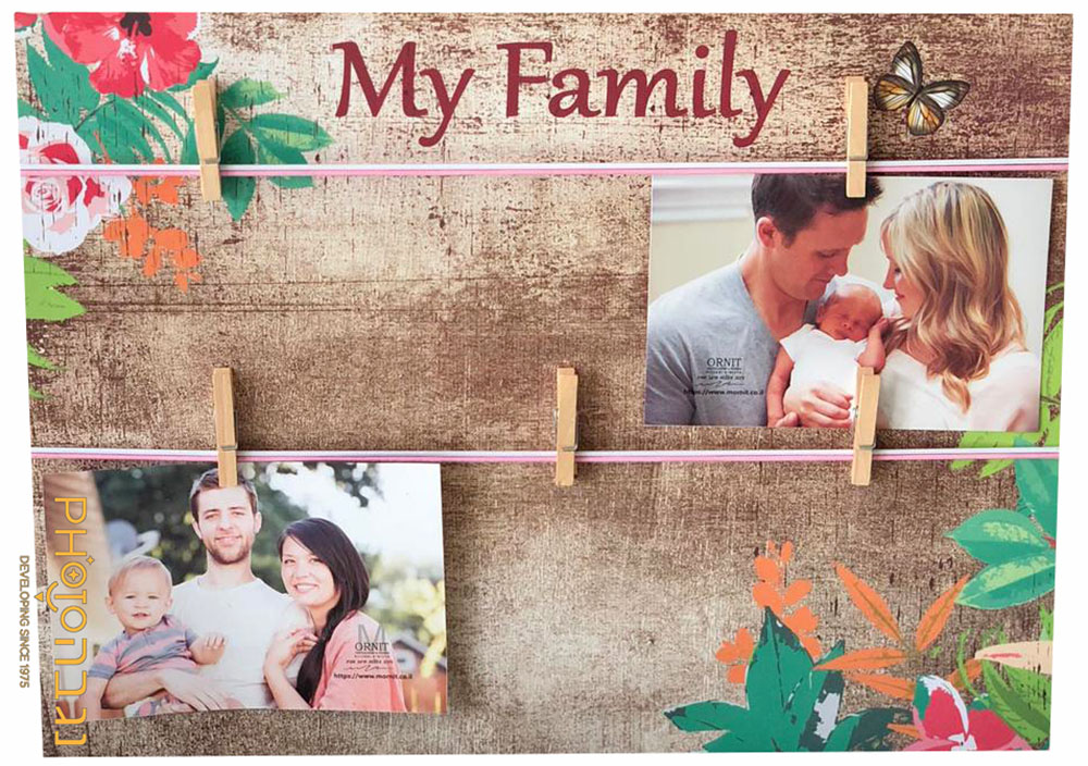 תמונות על אטבים למשפחה "My Family"