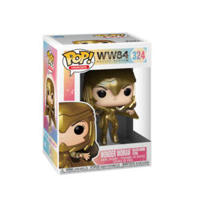 POP Wonder Woman 84  Golden Armor Flying מטאלי Funko