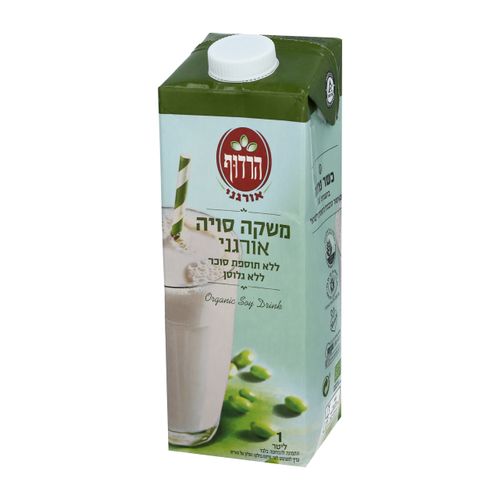 משקה סויה אורגני 1 ליטר הרדוף Organic Soy Drink 1L Harduf