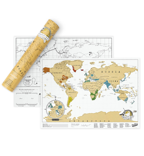 מפת גירוד Travel Scratch Map