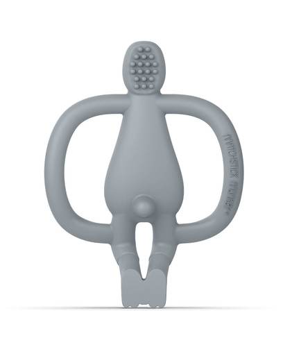 נשכן פינגווין עם מברשת שיניים הראשונה מסיליקון רפואי