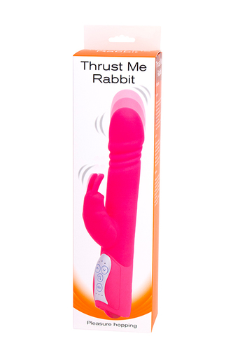 ויברטור עוצמתי  עולה ויורד מסליקון  Thrust Me Rabbit