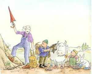 ספר ילדים - הגשם של סבא אהרון / מאיר שלו