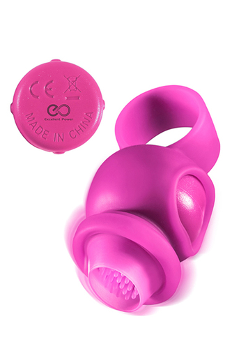 אצבעון רוטט מסיליקון Clit Ring