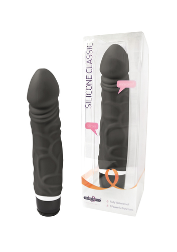 ויברטור סיליקון Silicone Classic הבוס השחור