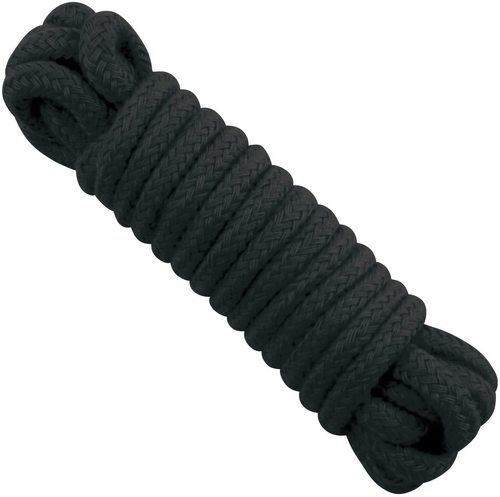 אזיקי מתכת איכותיים - NMC - Sex Extra Hand Cuff & Rope 3m שחור