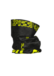 חם צוואר TUBULAR HEADGEAR שחור דק אלסטי מחמם ומנדף