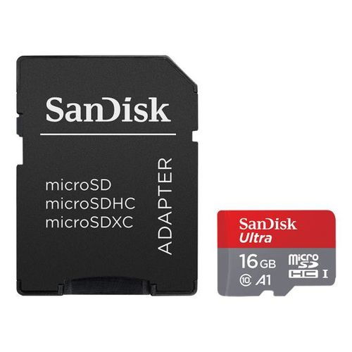 כרטיס זיכרון SanDisk Ultra microSD UHS-I 16GB