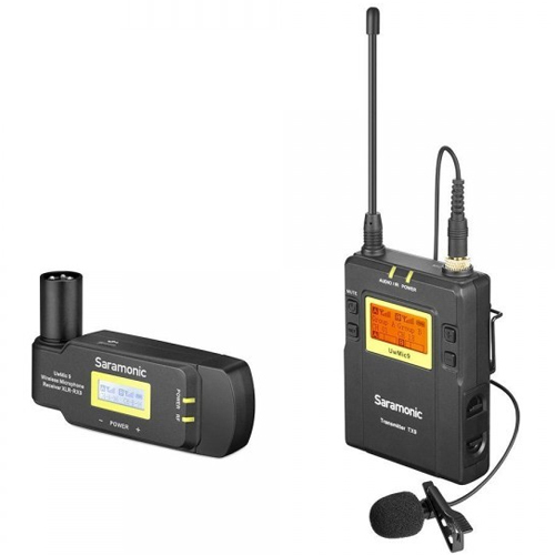 משדר מקלט אלחוטיים עם מיקרופון Saramonic UwMic10 IL Kit7