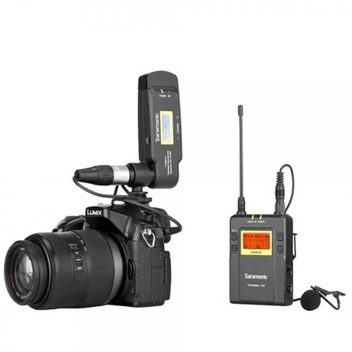 משדר מקלט אלחוטיים עם מיקרופון Saramonic UwMic10 IL Kit7