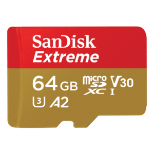 כרטיס זיכרון SanDisk Extreme microSDHC 64GB 