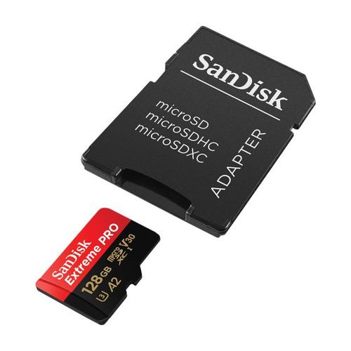 כרטיס זיכרון SanDisk Extreme Pro microSDHC 128GB 